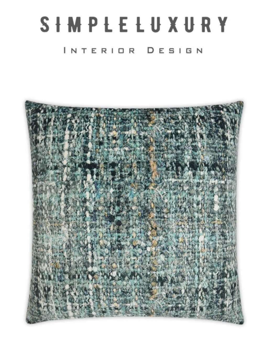Brand New D.V.KAP Home Boucle-Seascape 20"X20" Abstract Throw Pillow Cover